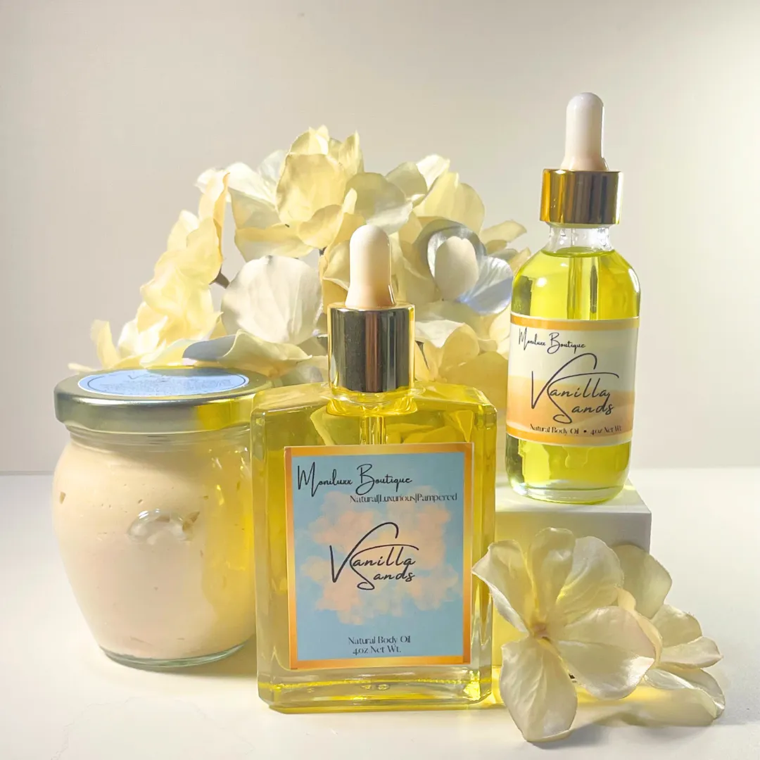 4oz Body Silk Oil - Vanilla Sands