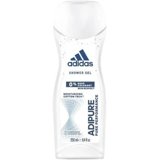 Adidas Adipure Hydrating 0% Soap Shower Gel 250ml