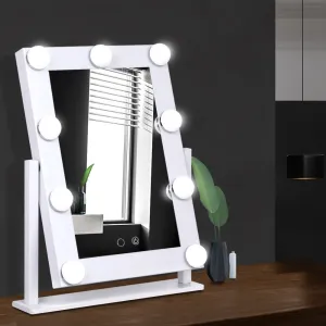Adjustable LED Hollywood Makeup Mirror, 9 Lights - Embellir