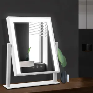 Adjustable LED Makeup Mirror 25x30cm Rotation | Embellir