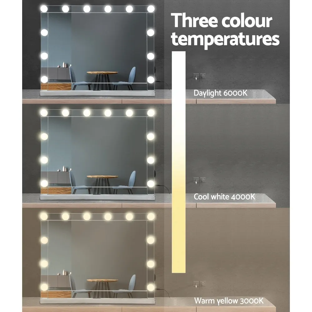Adjustable LED Makeup Mirror with Smart Touch and Remote - Embellir