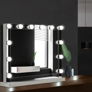 Adjustable LED Makeup Mirror with Smart Touch and Remote - Embellir