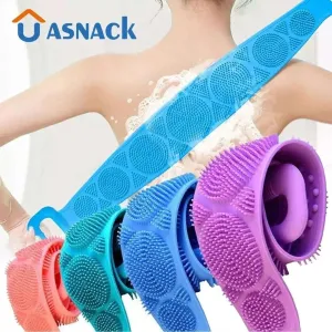Body Silicone Brush Scrub Body Exfoliating Sponge