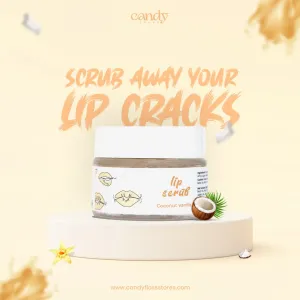 Candy Lip Scrub - Coconut Vanilla (20gm)