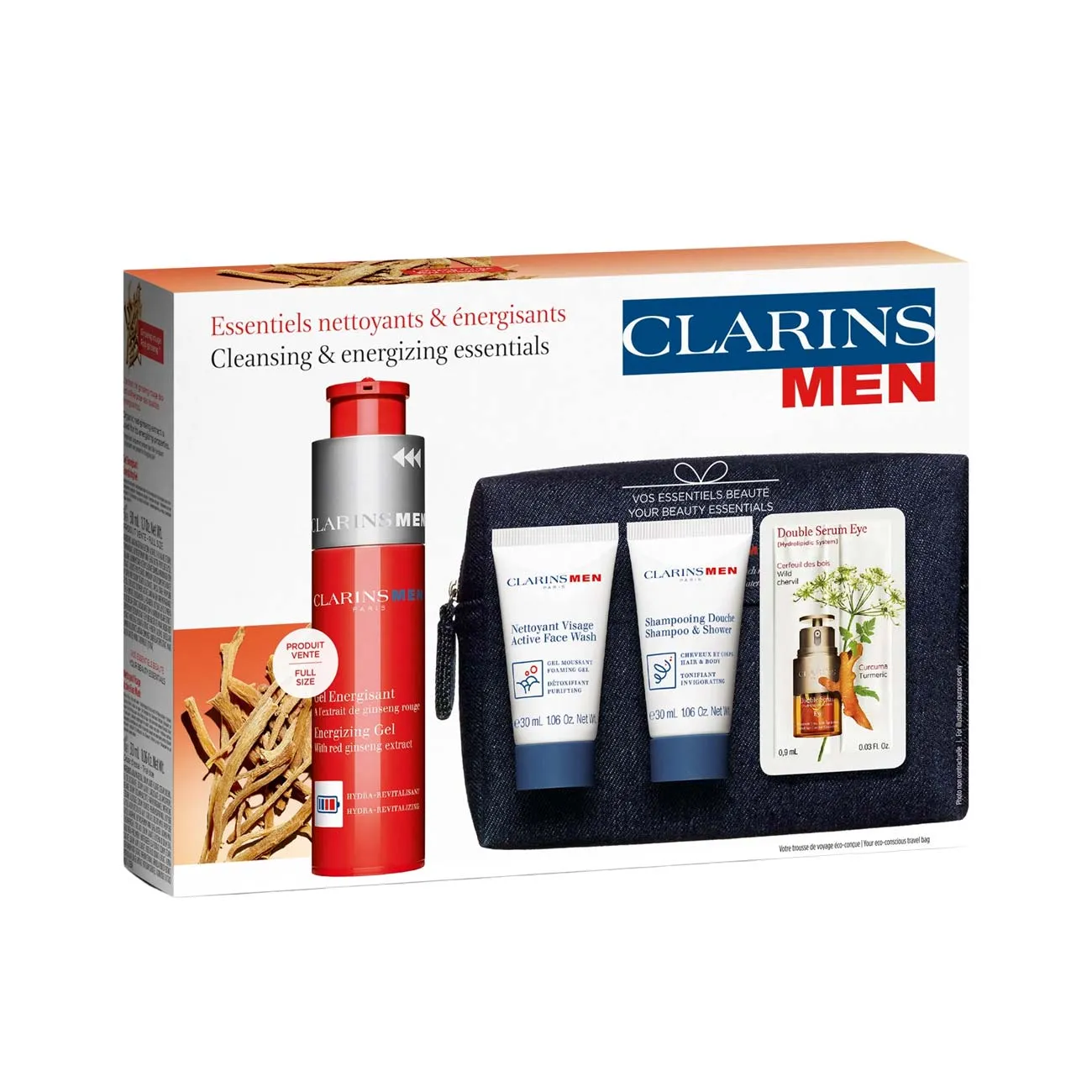 ClarinsMen Cleansing & Energizing Essentials