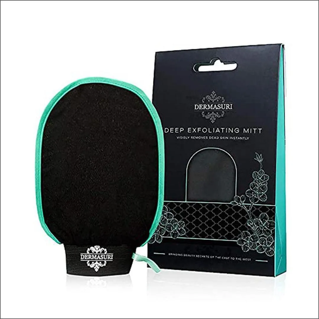 Dermasuri Deep Exfoliating Body Scrub Mitt