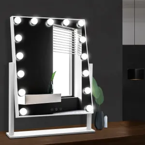 Dimmable LED Hollywood Makeup Mirror with Touch Control - Embellir