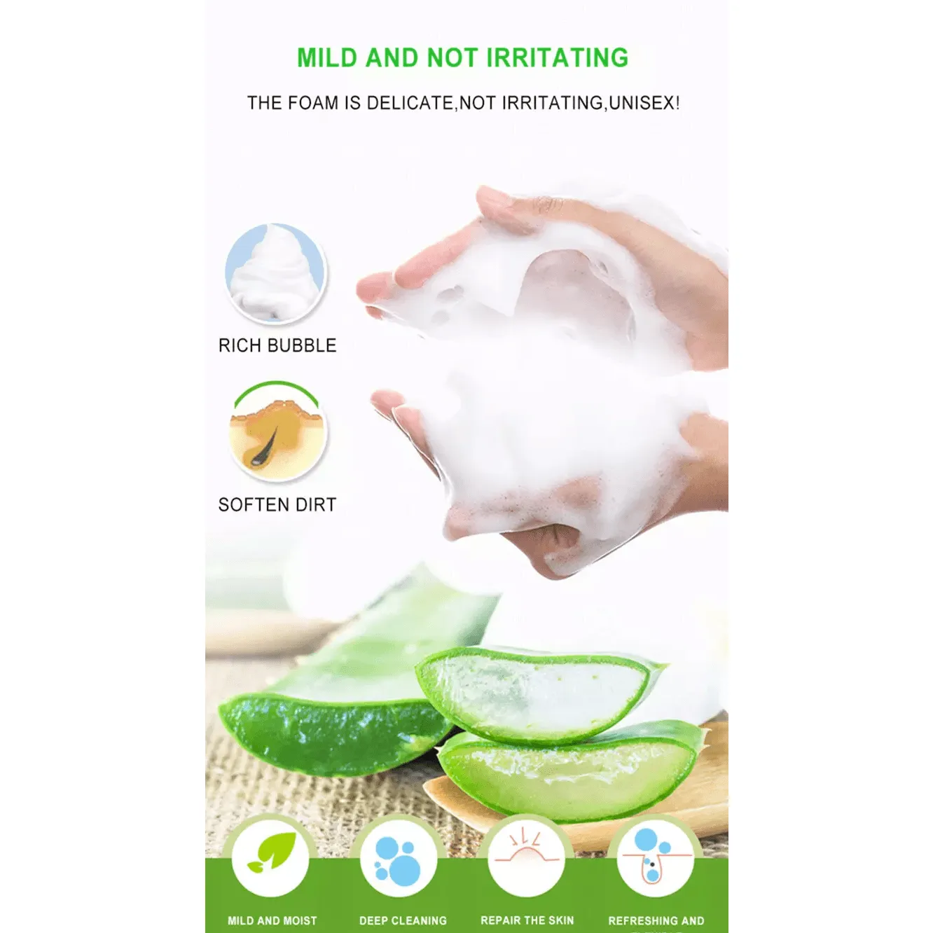 Dr.Rashel Aloe Vera Essence Cleansing Mousse - 125ml