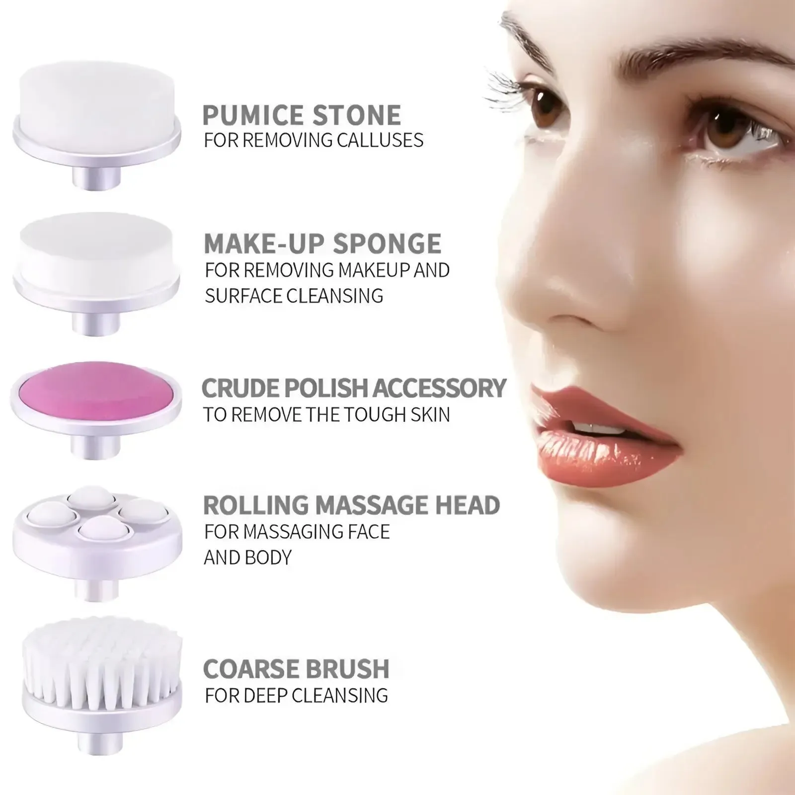 Electric Facial Wash Cleaning Brush