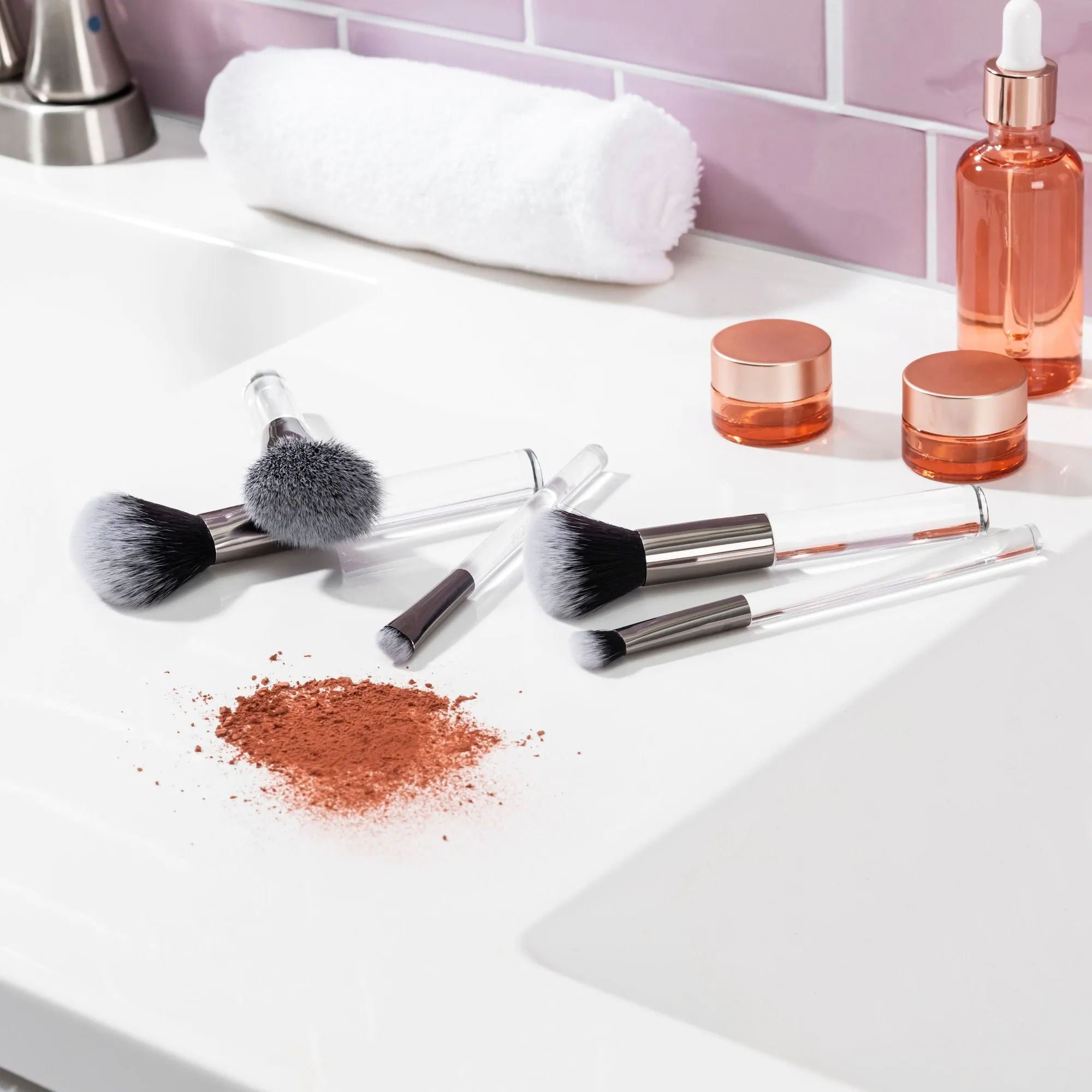 Elegant Travel Brush Set