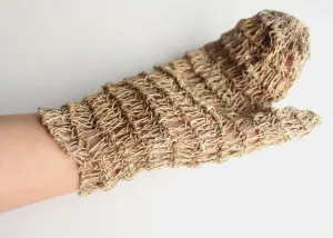 Exfoliating Earth Hemp Body Scrub Mittens Pairs