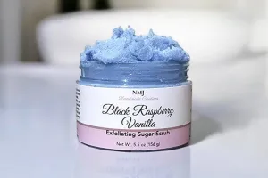 Exfoliating Sugar Scrub – Black Raspberry Vanilla, 5.5 oz