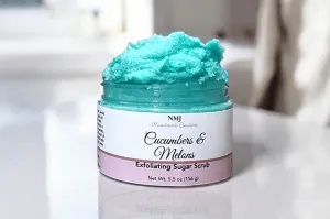Exfoliating Sugar Scrub – Cucumbers & Melons, 5.5 oz
