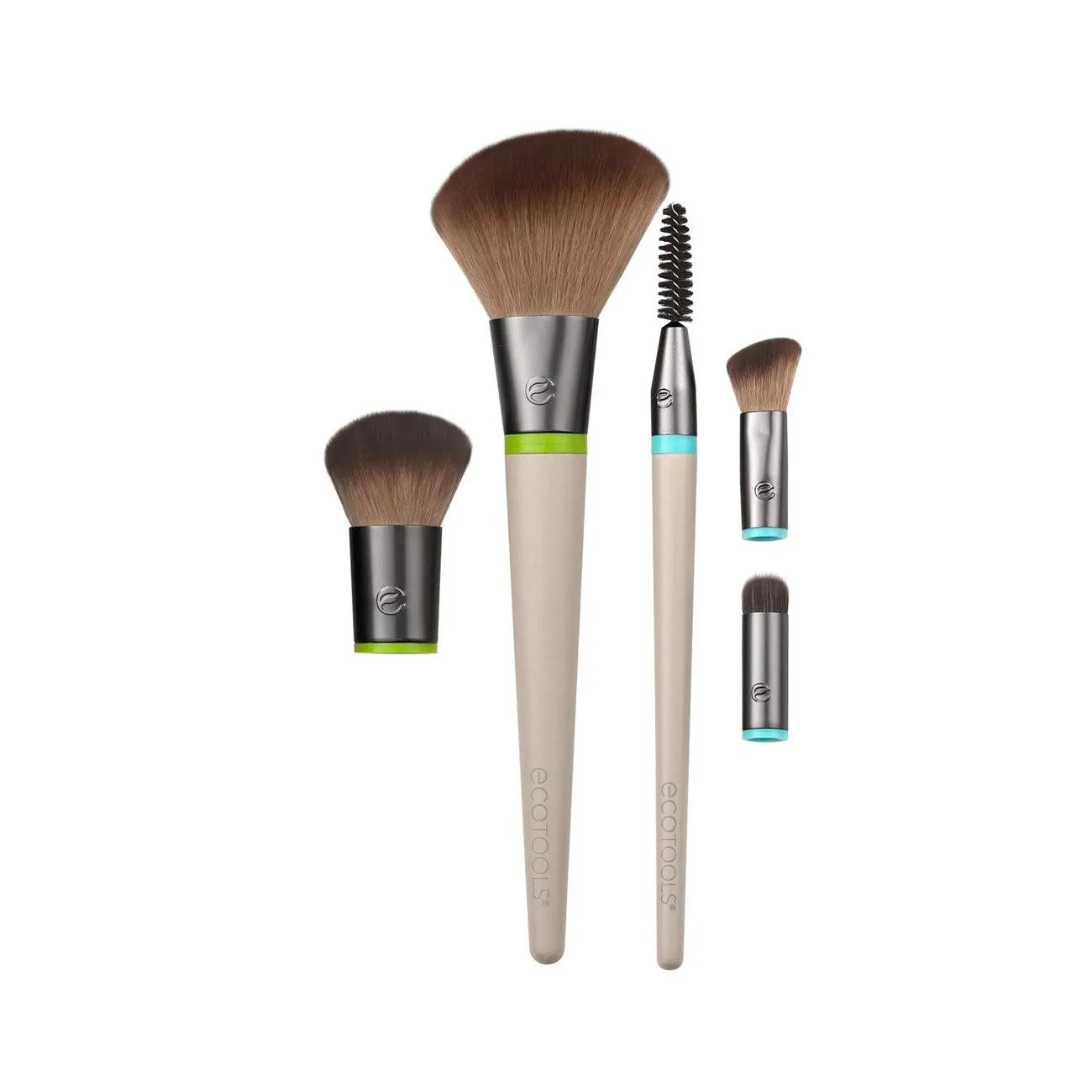 Interchangeables Daily Essentials Total Face Makeup Brush Kit x5