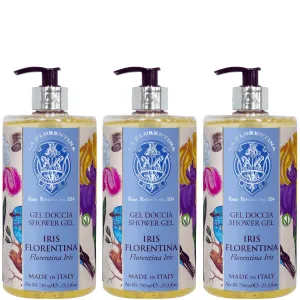 La Florentina Iris Shower Gel 750ml Set of 3pcs