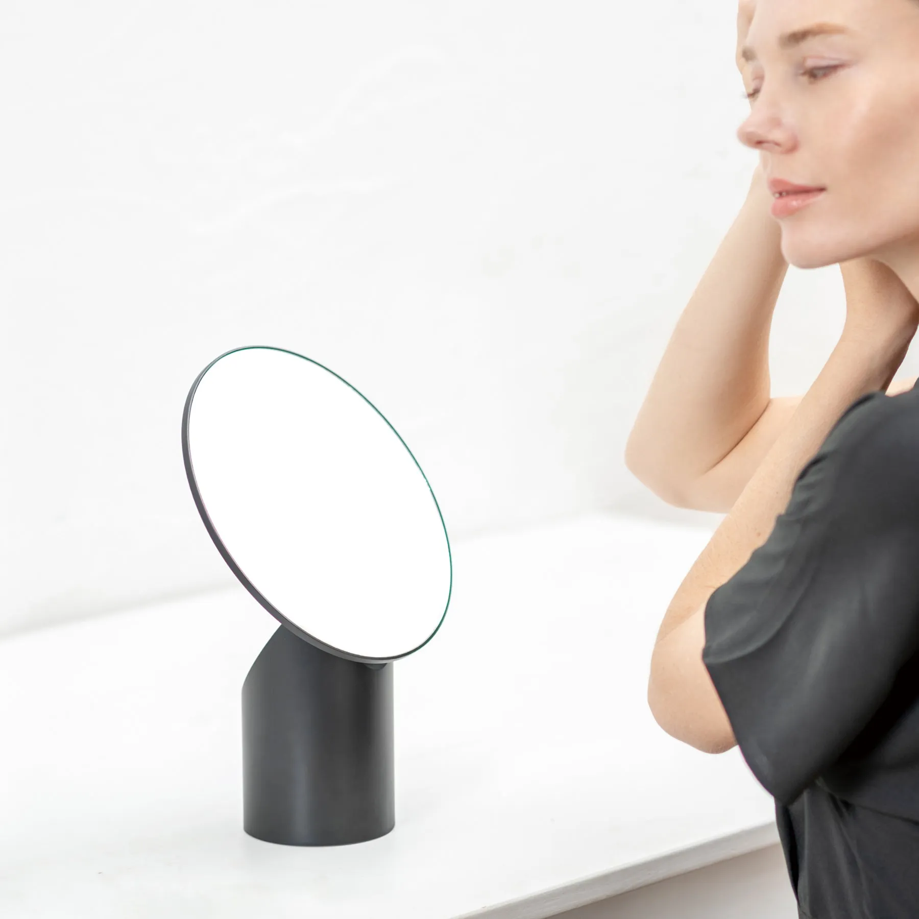 Makeup Mirror - Black