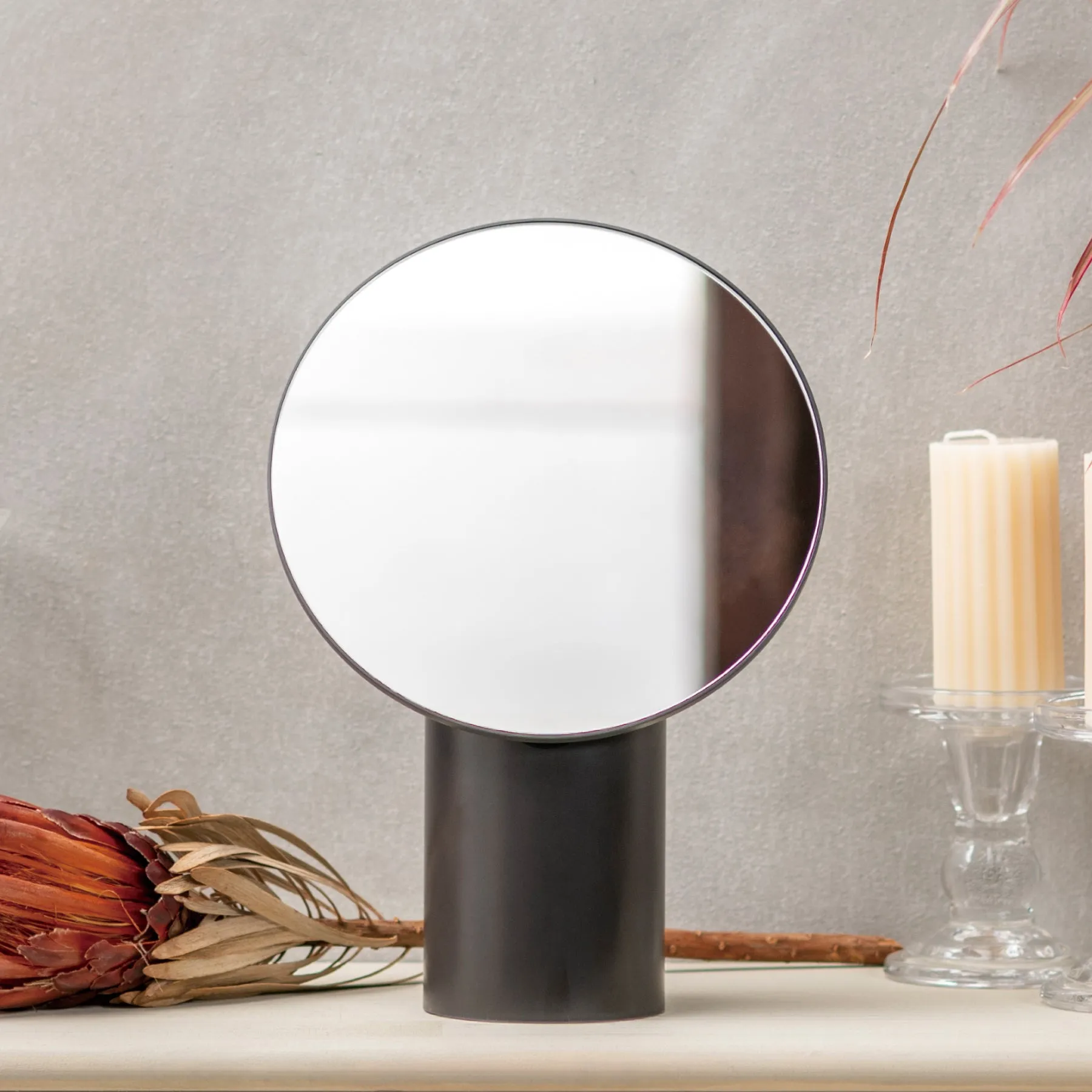 Makeup Mirror - Black