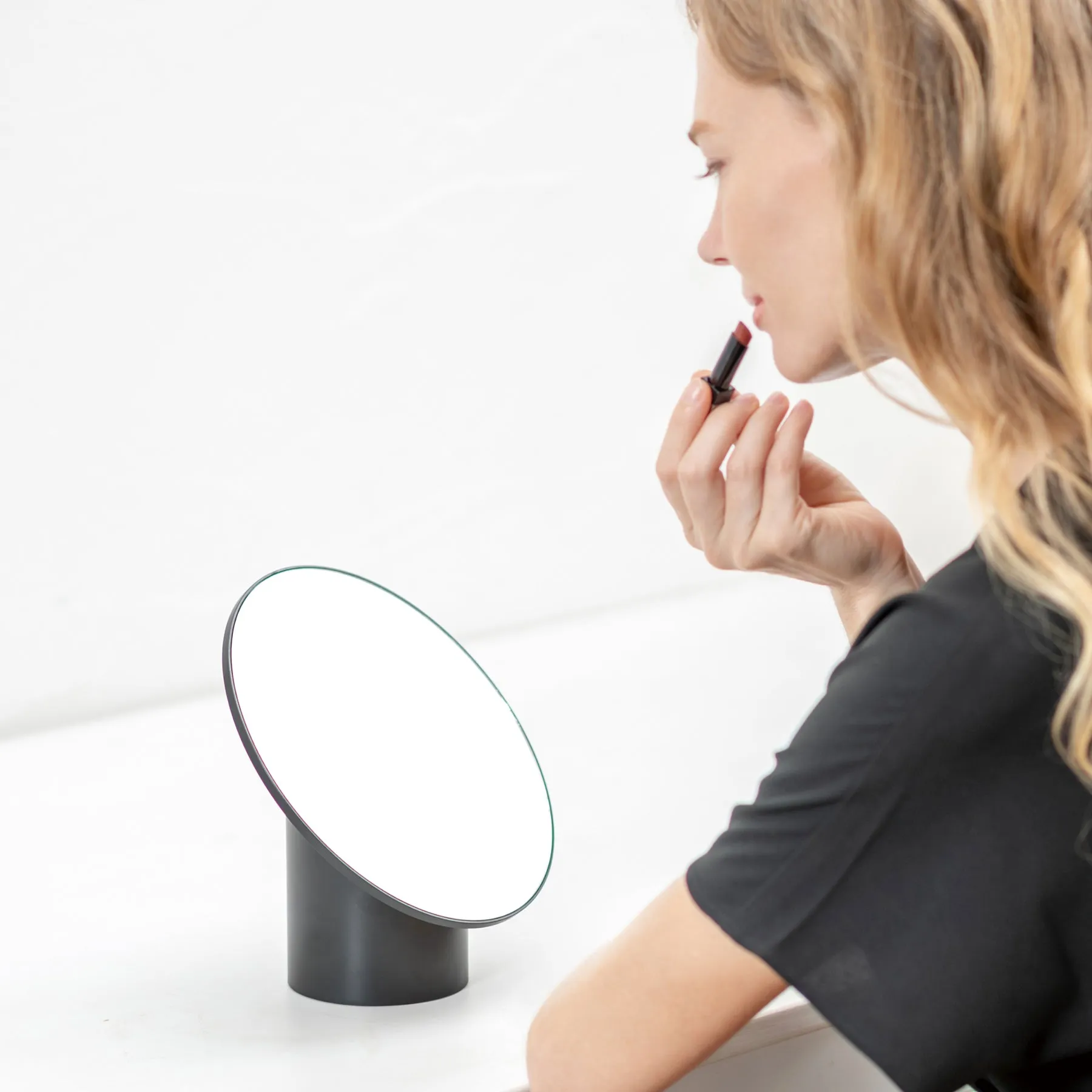 Makeup Mirror - Black