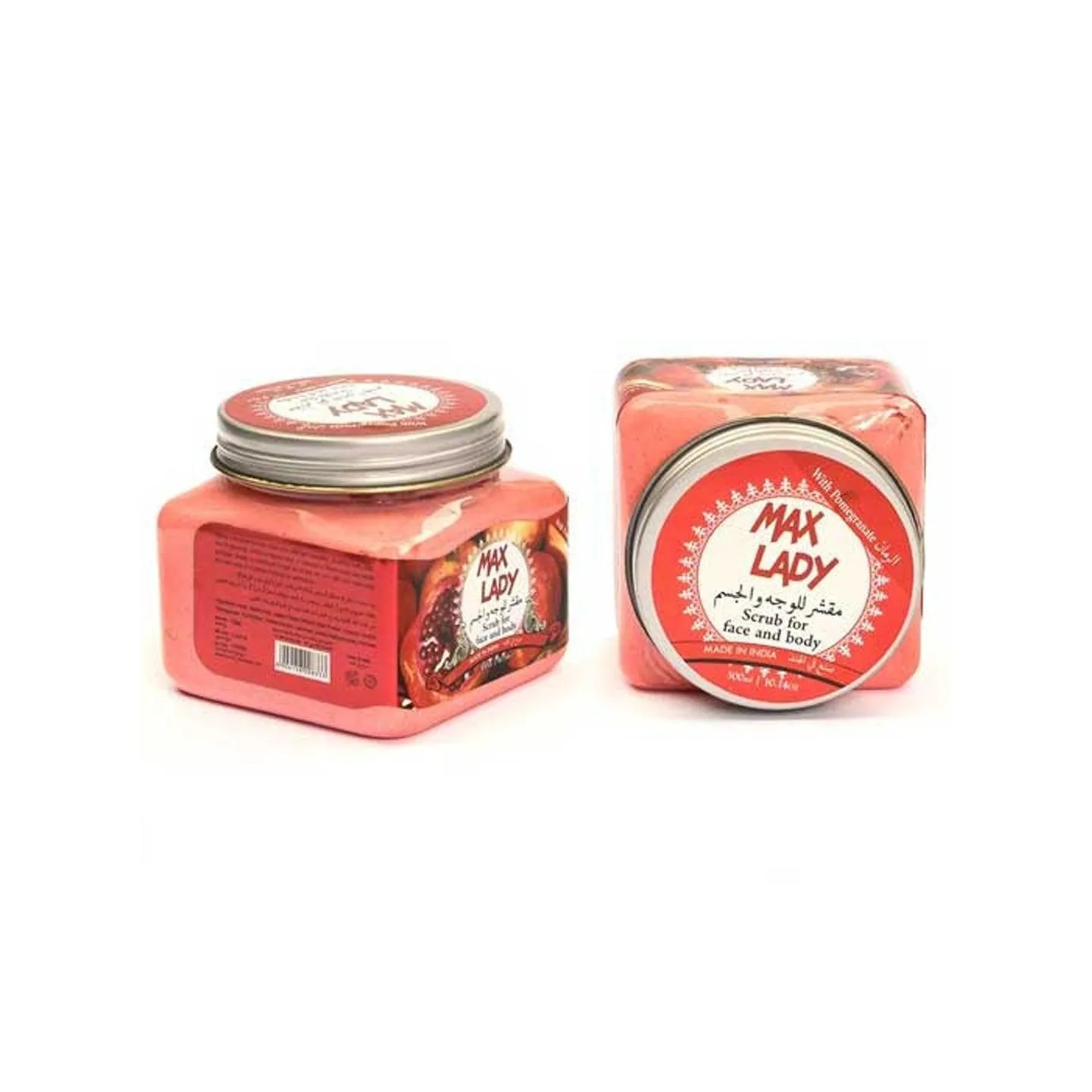 Max Lady Face & Body Scrub Pomegranate - 300ml