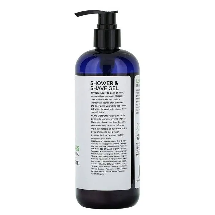 Mill Creek Botanicals - Shower & Shave Gel Lemongrass, 14 fl oz | Pack of 3