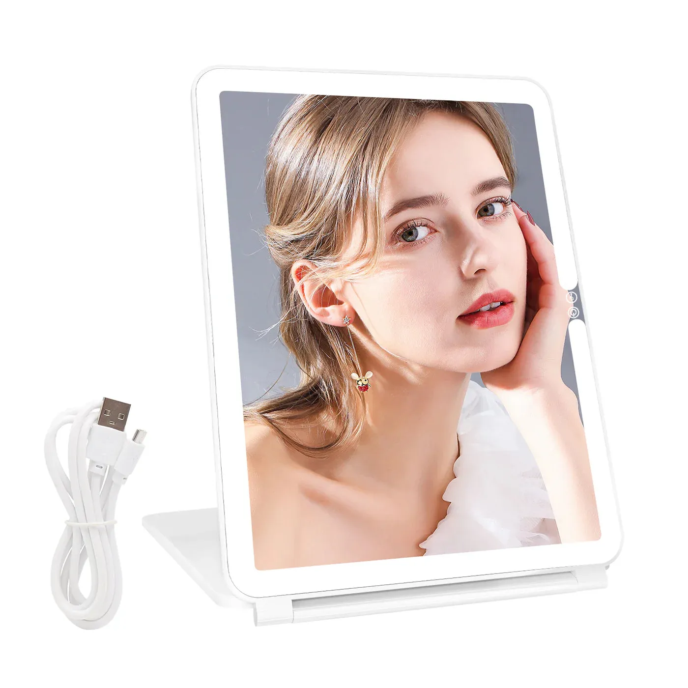 Mini Hollywood LED Travel Makeup Mirror