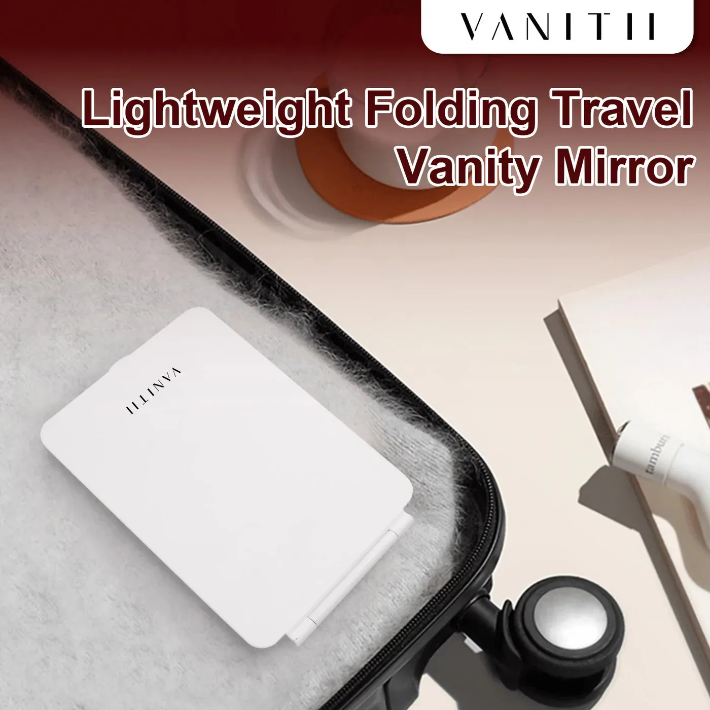 Mini Hollywood LED Travel Makeup Mirror