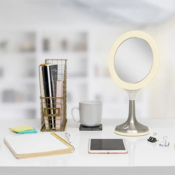 Mood Therapy Lighted Makeup Mirror with Magnification