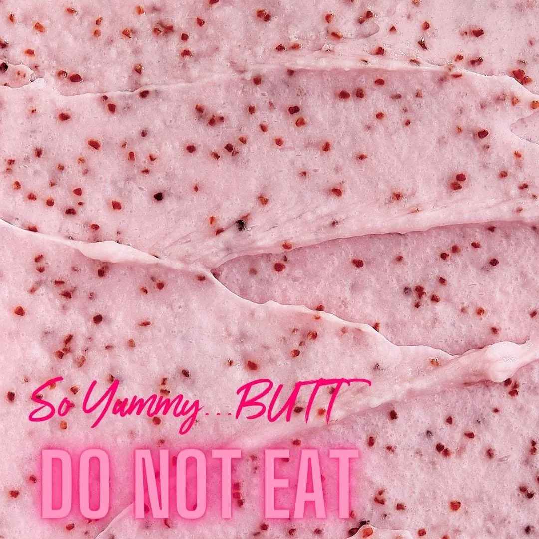 NEW Cellulite Glycolic Body Scrub Mini-Berry My Butt Smoothie