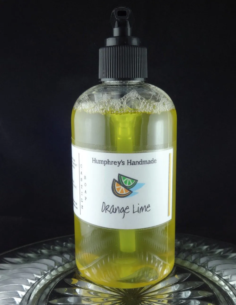 ORANGE LIME Body Wash | 8 oz | Women's Citrus Scented Castile Soap | Essential Oil