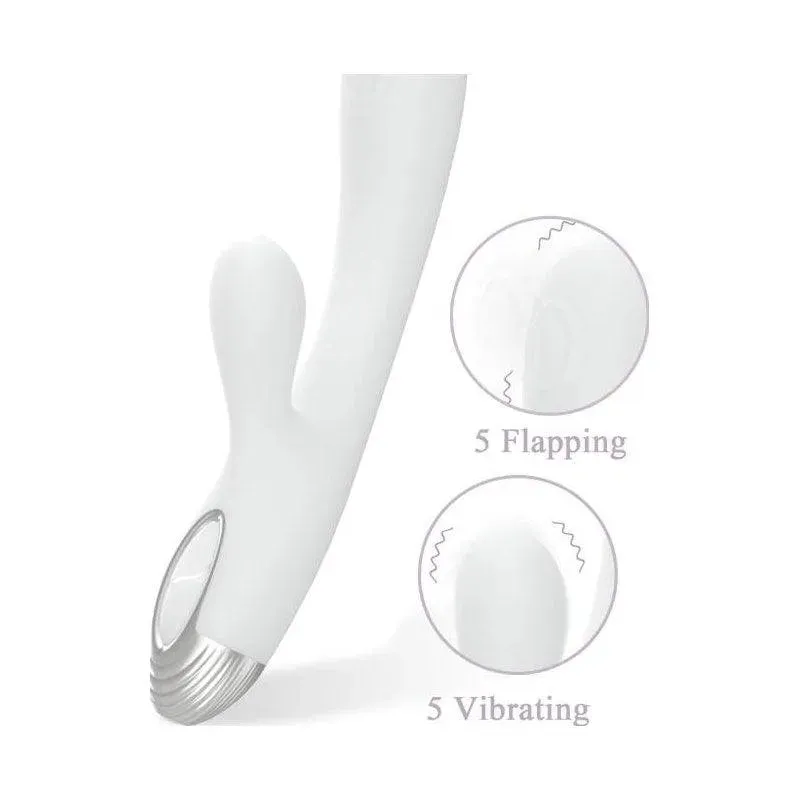 Pada Rabbit and G-Spot Pulsing Vibrator White