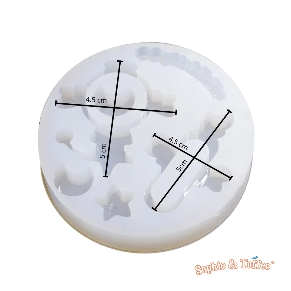 Perfume Bottles Silicone Mold (Small)