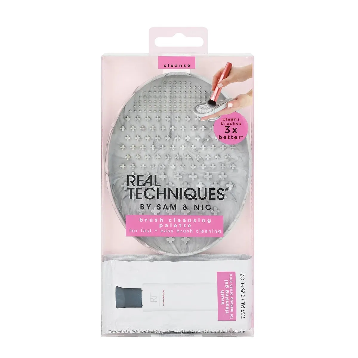 REAL TECHNIQUES - Brush Cleansing Palette - 1 Count