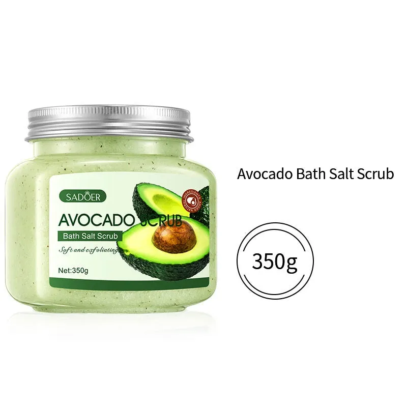Sadoer - Fruit Bath Salt Scrub Cream Exfoliating Body Care