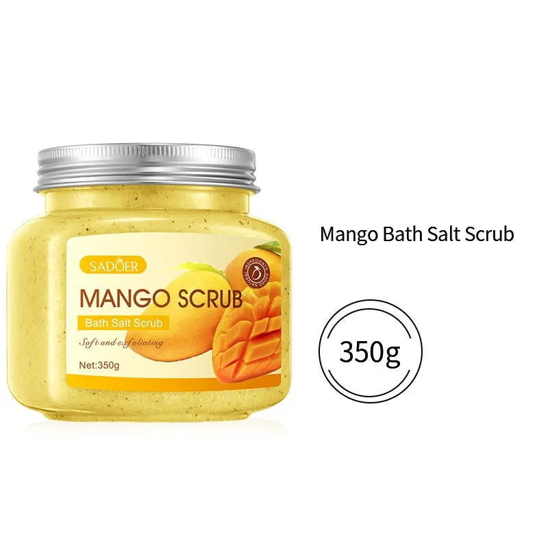 Sadoer - Fruit Bath Salt Scrub Cream Exfoliating Body Care