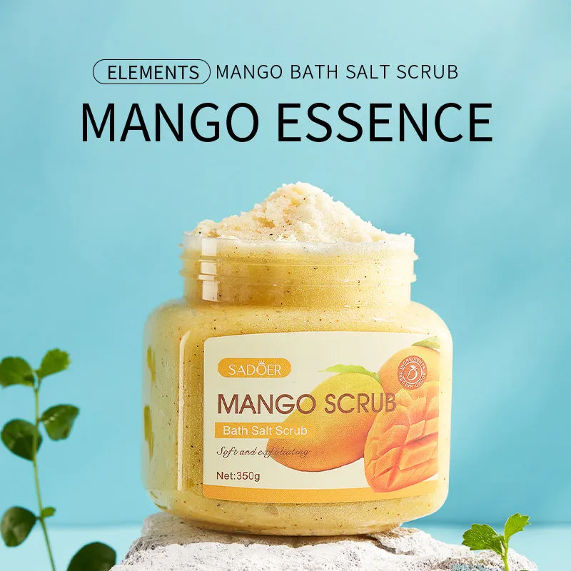 Sadoer - Fruit Bath Salt Scrub Cream Exfoliating Body Care