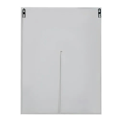 SANIF® Rectangular Led Mirror for Bathroom, Badroom, Dressing || Living Room and Wash Basin || 3 Colour Options with Adjustable || Size - 18X24 Inch, Frameless