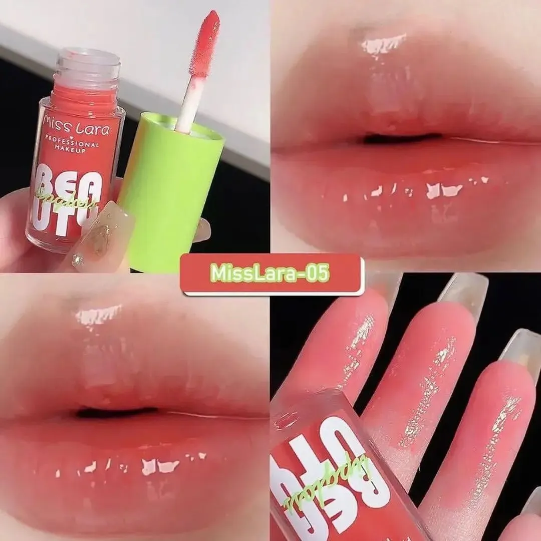 Shiny Lipgloss Moisturizing Crystal Jelly Glitter Stain Lip Oil Plumping Translucent Lip Glaze Makeup Clear Liquid Lipgloss