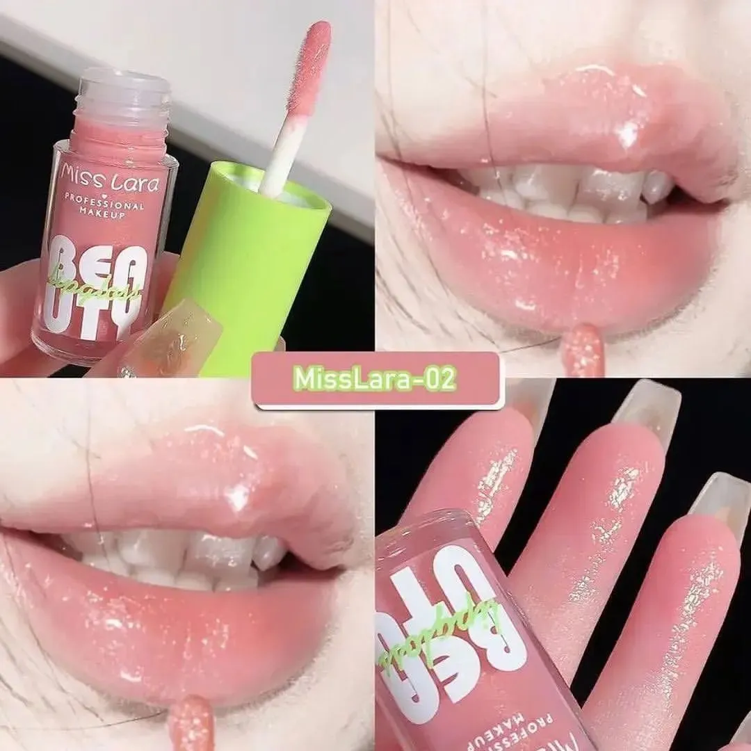 Shiny Lipgloss Moisturizing Crystal Jelly Glitter Stain Lip Oil Plumping Translucent Lip Glaze Makeup Clear Liquid Lipgloss