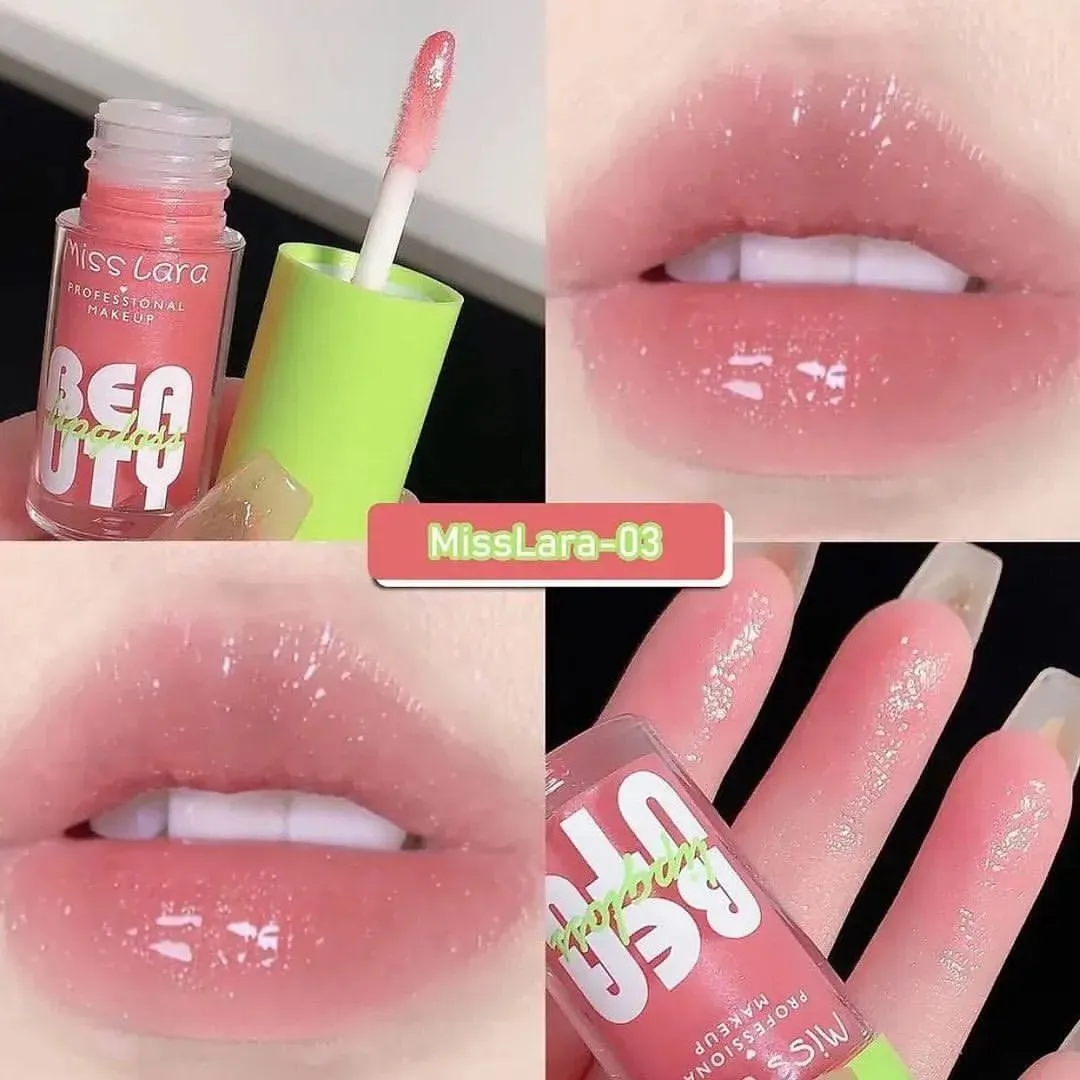 Shiny Lipgloss Moisturizing Crystal Jelly Glitter Stain Lip Oil Plumping Translucent Lip Glaze Makeup Clear Liquid Lipgloss