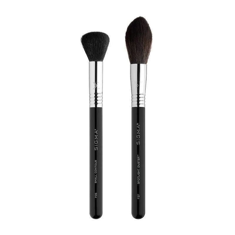 Sigma Beauty Sculpt   Glow Makeup Brush Duo