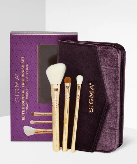 Sigma Elite Essential Trio Makeup Brush Set