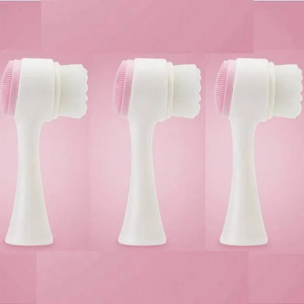 Silica Gel Facial Brush