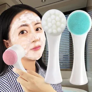 Silica Gel Facial Brush