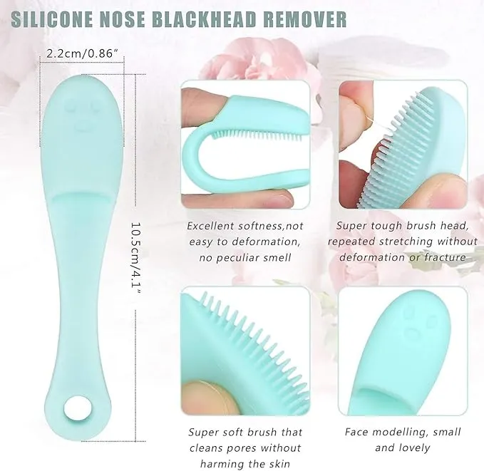 Silicone Face Cleaner Blackhead Remover Brush