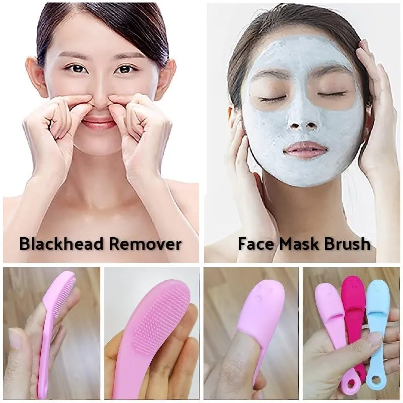 Silicone Face Cleaner Blackhead Remover Brush