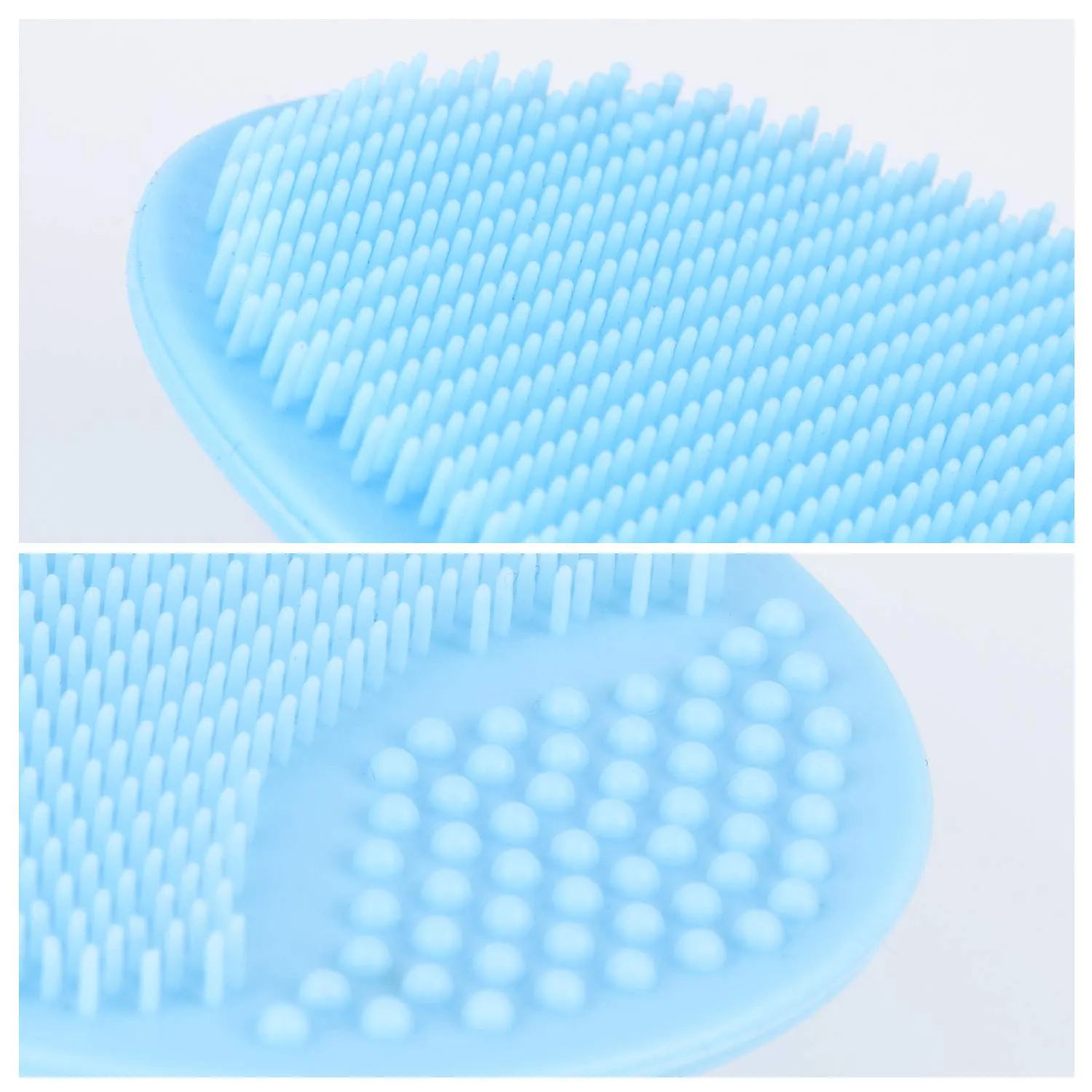Silicone Face Scrubbers Exfoliator Brush-Facial Cleansing Brush Blackhead Scrubber Exfoliating Brush-Facial Cleansing Pads Precision Pore Cleansing Pad Acne Blackheads Removing Face Brush-2 Pack