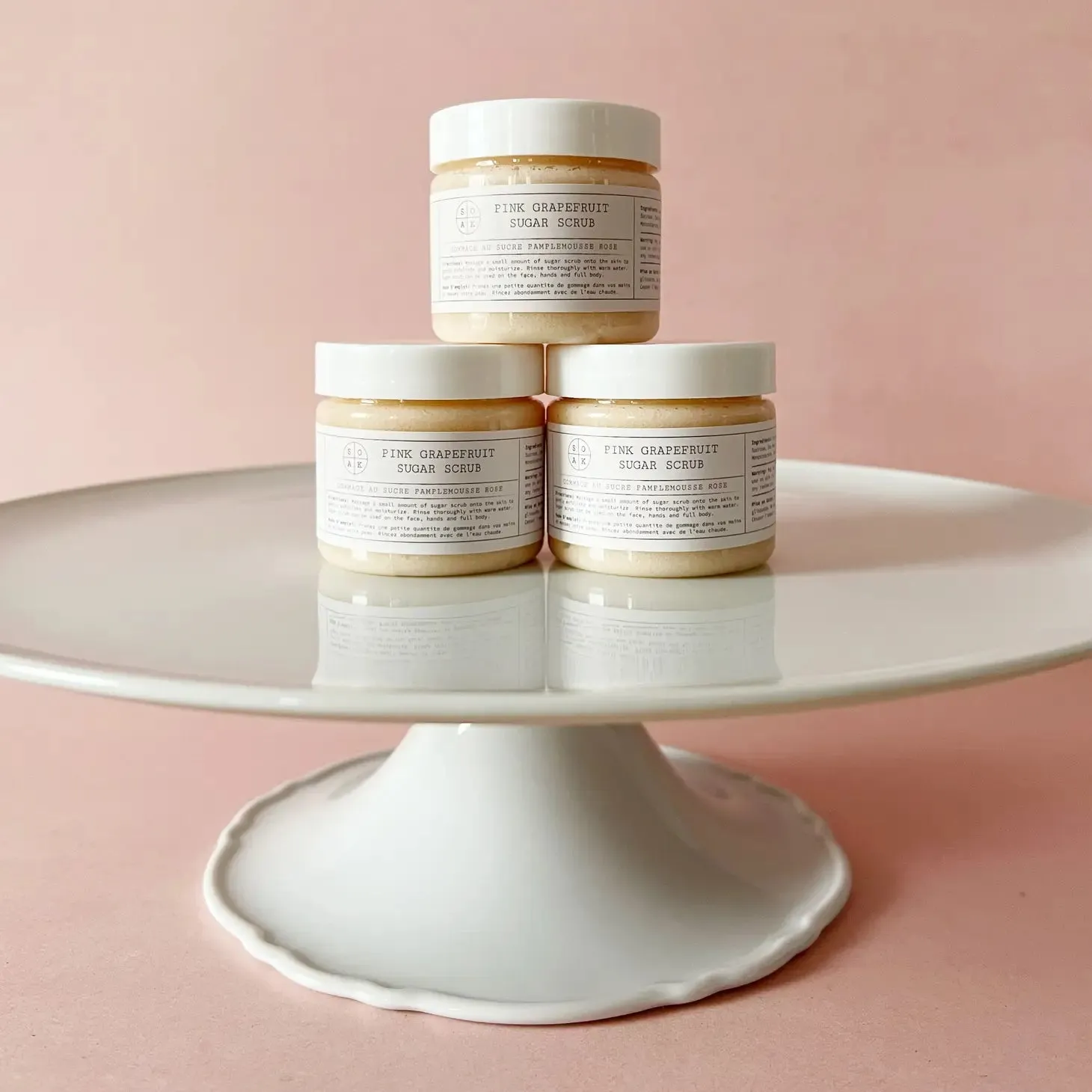 Soak Bath Co Mini Sugar Scrub - Pink Grapefruit