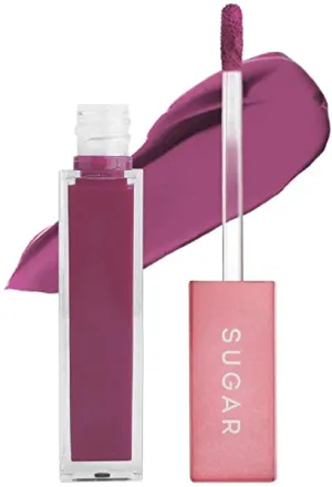 SUGAR Cosmetics Mettle Liquid Lipstick - 08 Alcor Creamy Lightweight Texture, Silky Smooth Lips