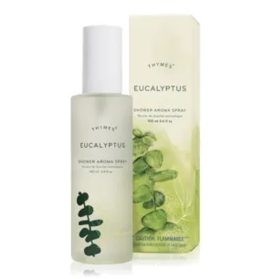 Thymes Shower Aroma Spray –  3.4oz. – Eucalyptus