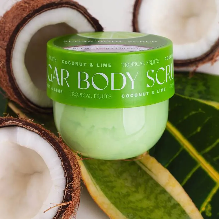 Tropical Fruits Coconut and Lime Body Scrub 310g